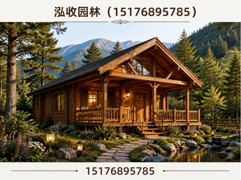 福州京津冀防腐木工程展示图