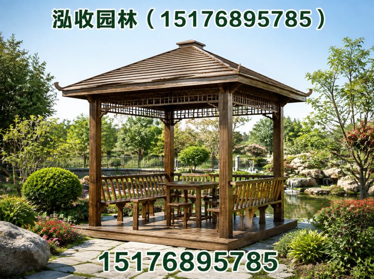 福州防腐木凉亭展示图